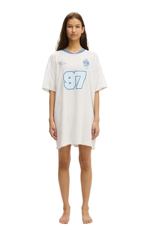 Cotton On Body 90 S Sporty Tshirt Nightie In Neutral