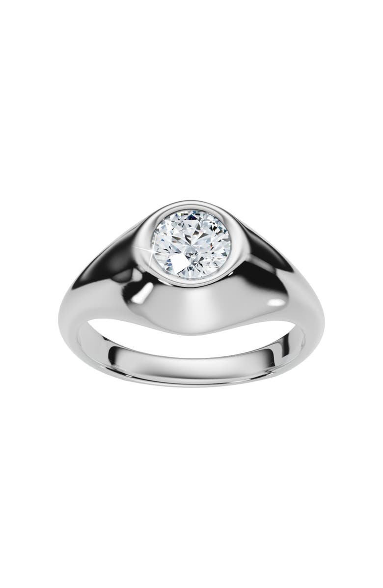 Bliss Diamond 1Ct Diamond Men's Pinky Ring 14k White, Yellow, or Rose Gold Lab Grown, Alternate, color, 