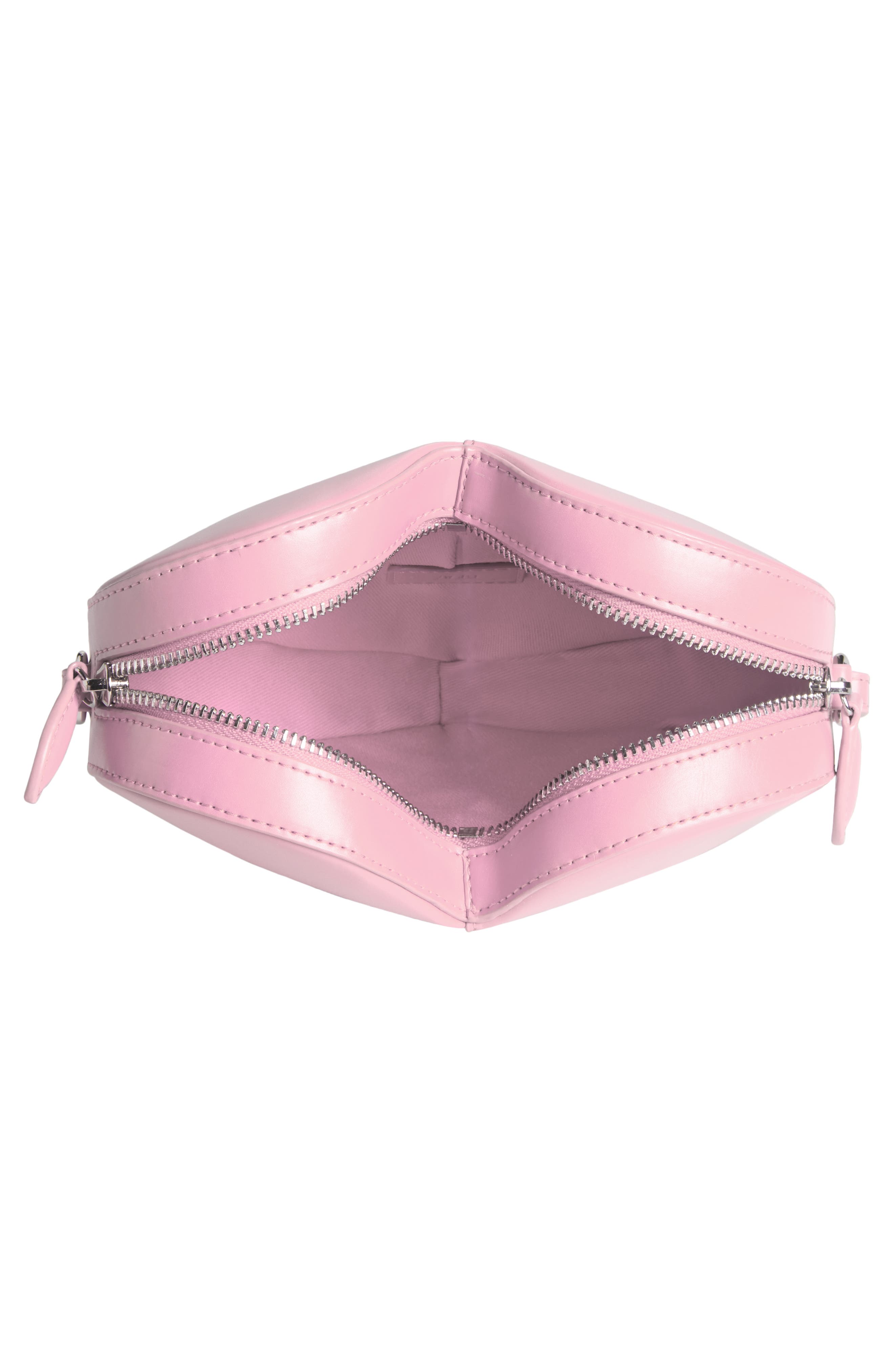 JW PEI Francisca Faux Leather Heart Crossbody Bag, Alternate, color, Pink