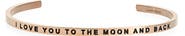 MantraBand® I Love You to the Moon and Back Cuff