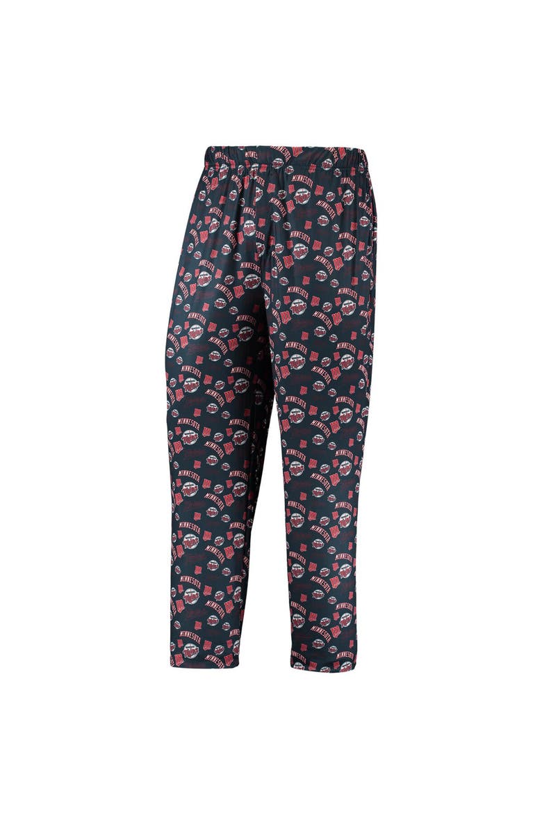 Men's FOCO Navy Minnesota Twins Cooperstown Collection Repeat Pajama Pants, Alternate, color, Navy
