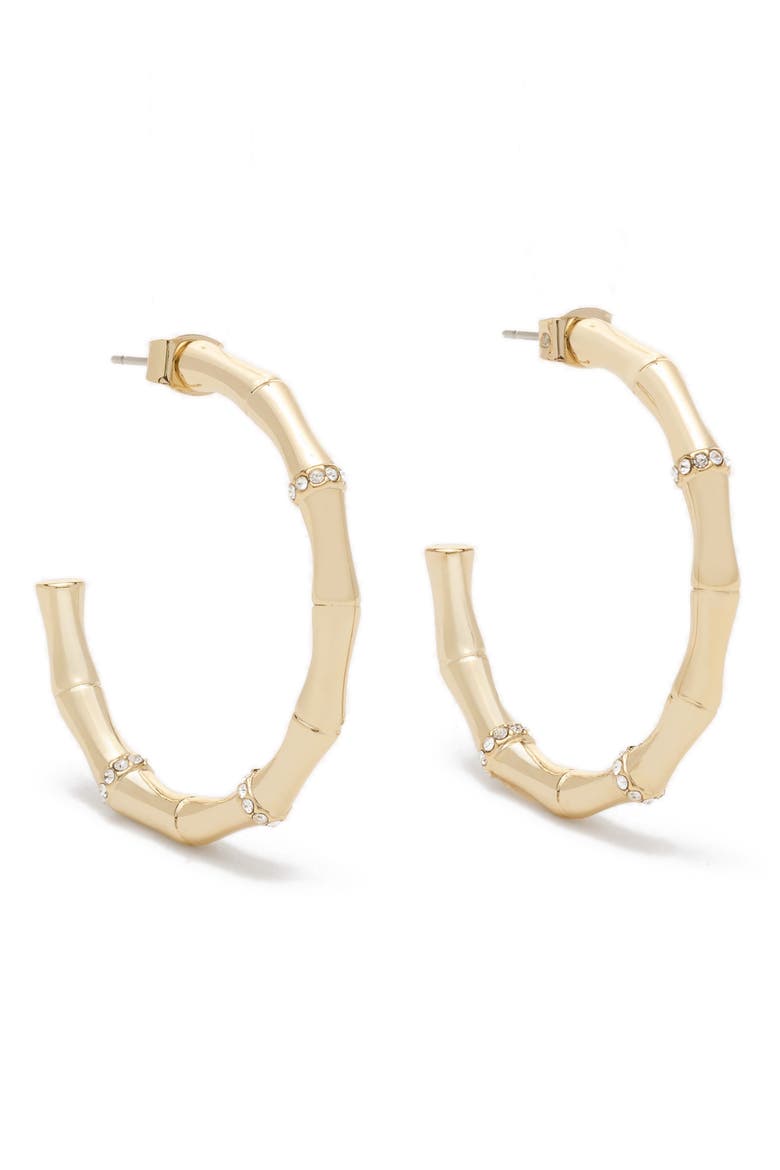Chiara Hoop Earrings, Main, color, GOLD