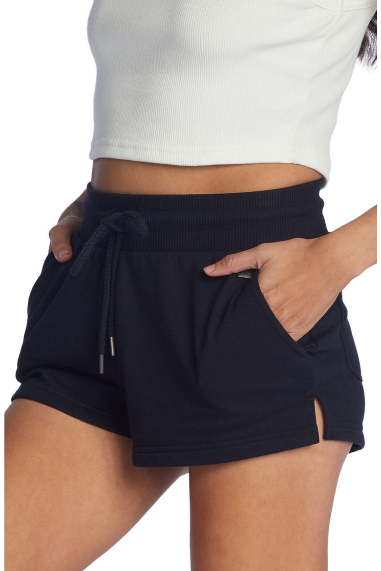 Morning Run Tie Waist Shorts, Alternate, color, ANTHRACITE