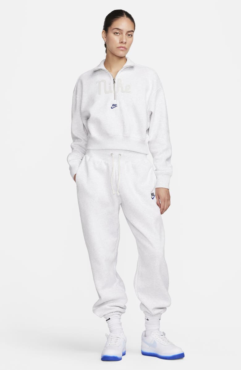 Nike Sportswear Fleece Half Zip Crop Pullover, Alternate, color, 