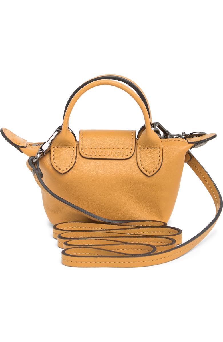 Longchamp Le Pliage Cuir Nano Crossbody Bag, Alternate, color,