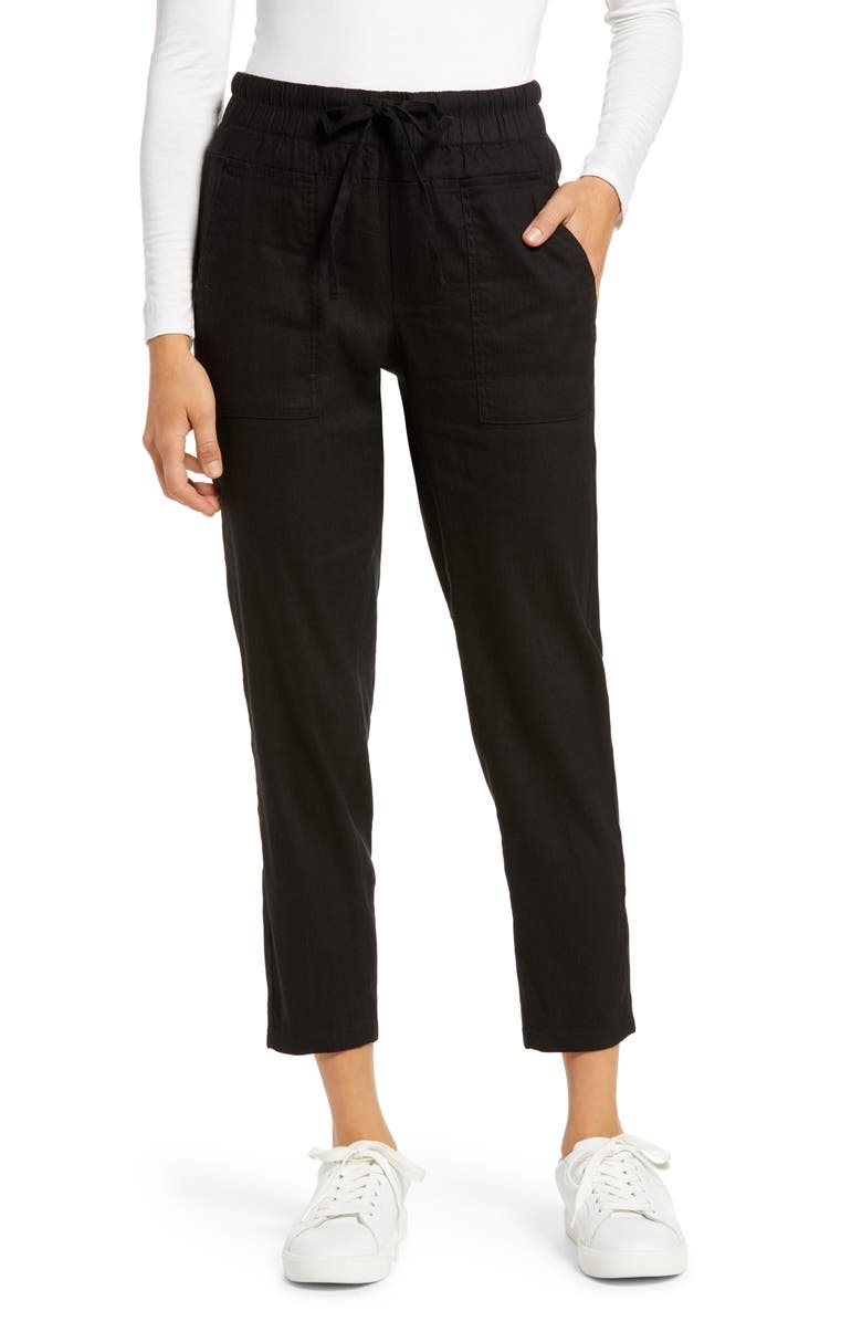 KUT from the Kloth Drawcord Waist Crop Pants, Main, color,