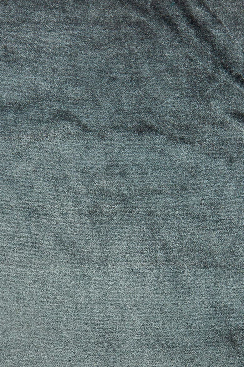 Garnet Transitional Solid Pillow - 22" x 22" - Charcoal, Alternate, color, CHARCOAL