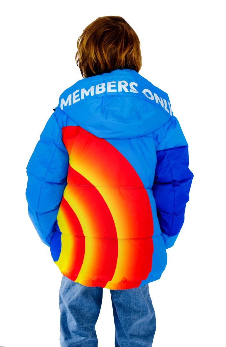 Members Only Boy's Tune Squad Puffer Jacket, Alternate, color, Blue