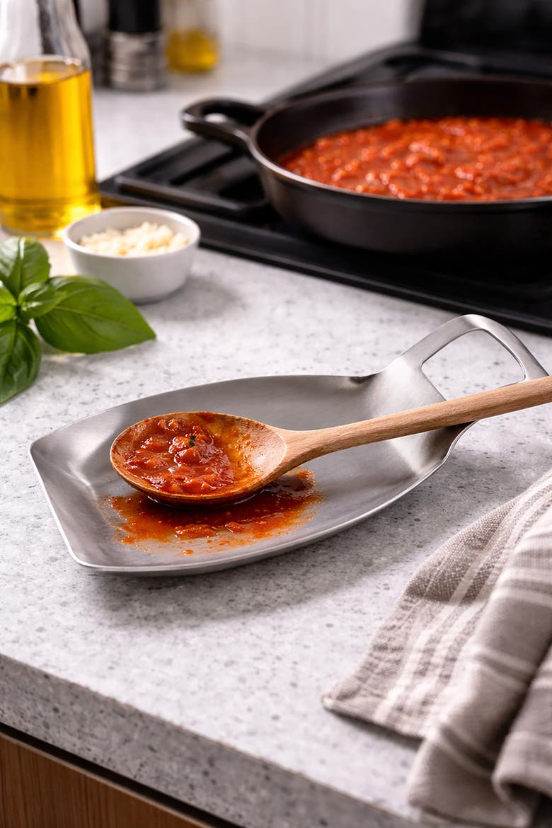 Stainless Steel Jumbo Spoon Rest, Alternate, color, Silver