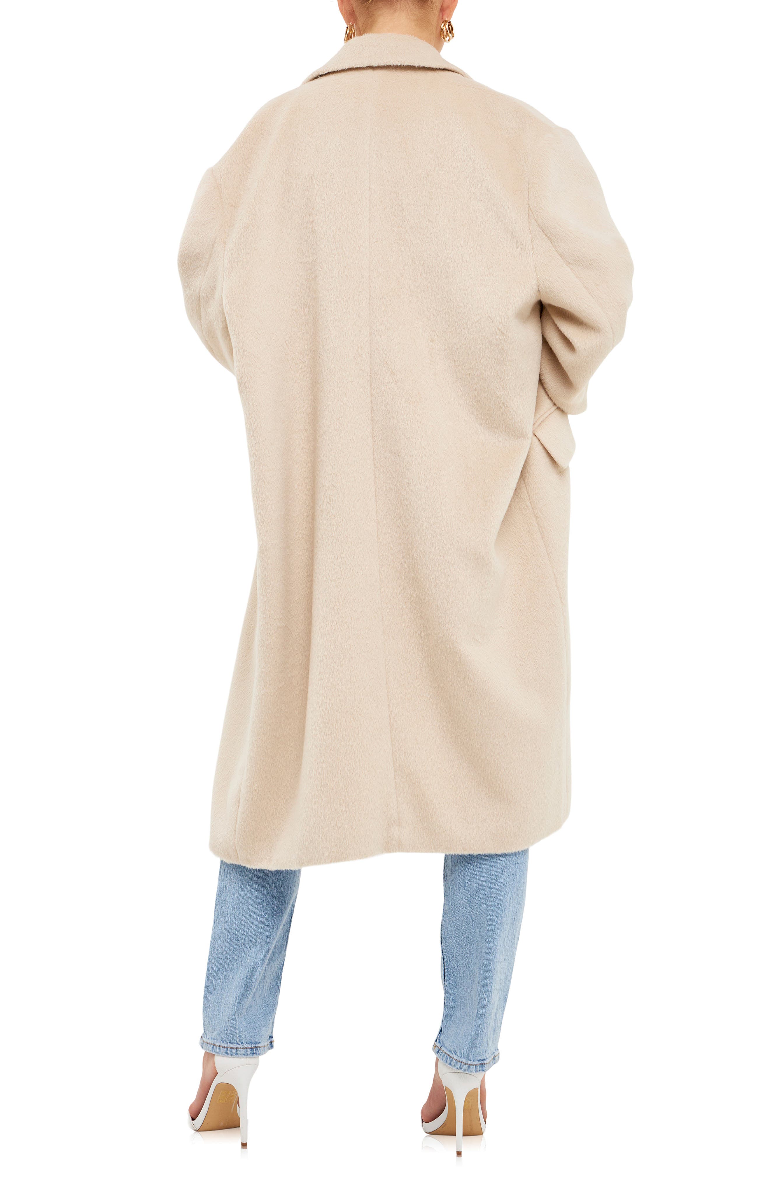 Oversize Brushed Coat - image 4