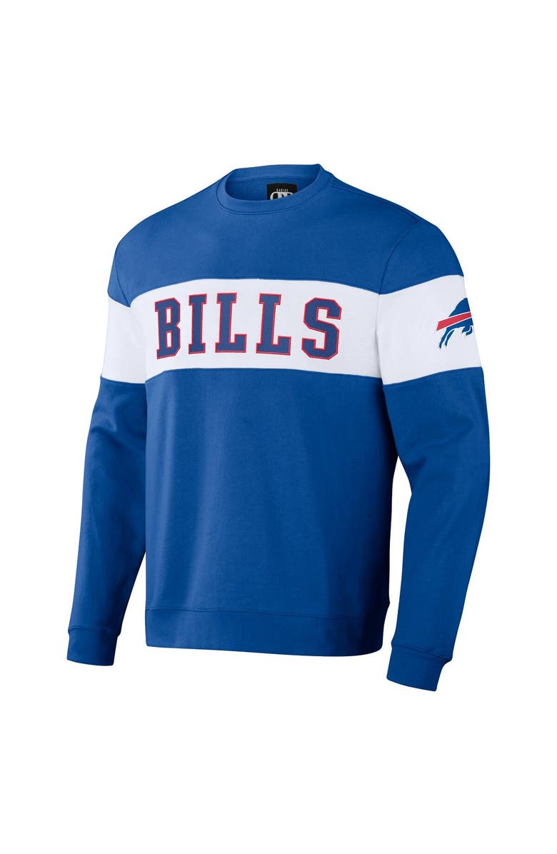 NFL X DARIUS RUCKER Men's NFL x Darius Rucker Collection by Fanatics Royal Buffalo Bills Team Color & White Pullover Sweatshirt, Alternate, color, 