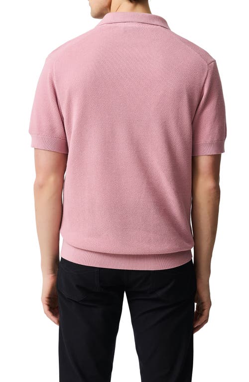 Rodd & Gunn Avalon Johnny Collar Polo In Purple