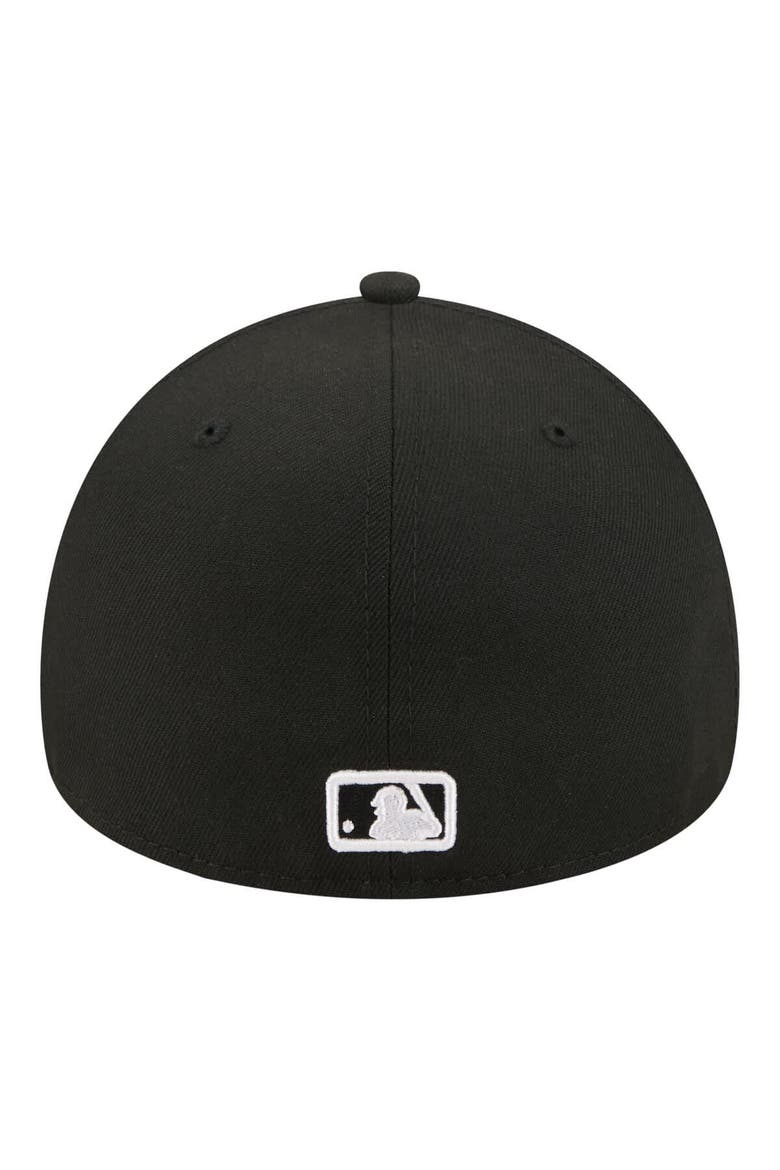 Men's New Era  Black Boston Red Sox A-Frame 59FORTY Fitted Hat, Alternate, color, Black