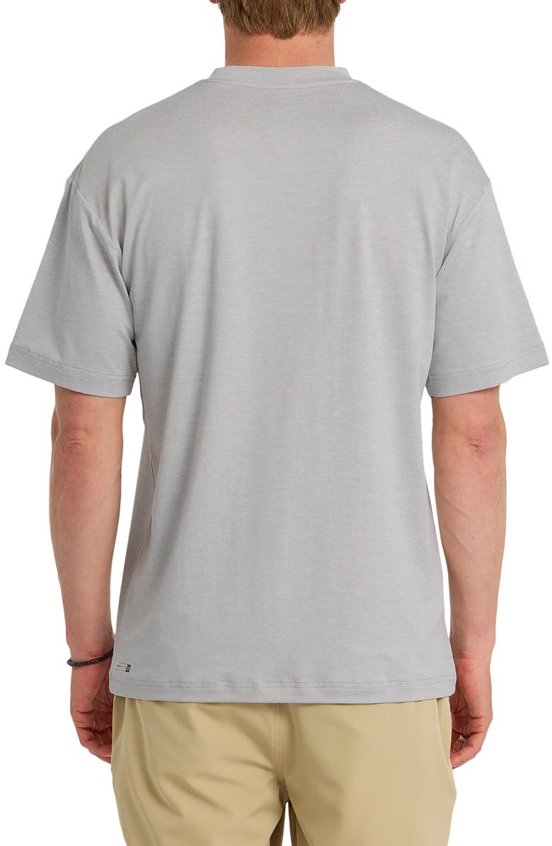 Quiksilver Everyday Surf Short Sleeve Rashguard, Alternate, color, Light Grey Heather