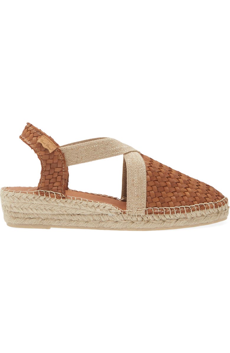 Toni Pons Siracusa Slingback Espadrille Wedge, Alternate, color, Cuiro