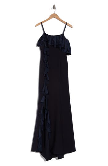 Cinq À Sept Curtis Gown In Navy
