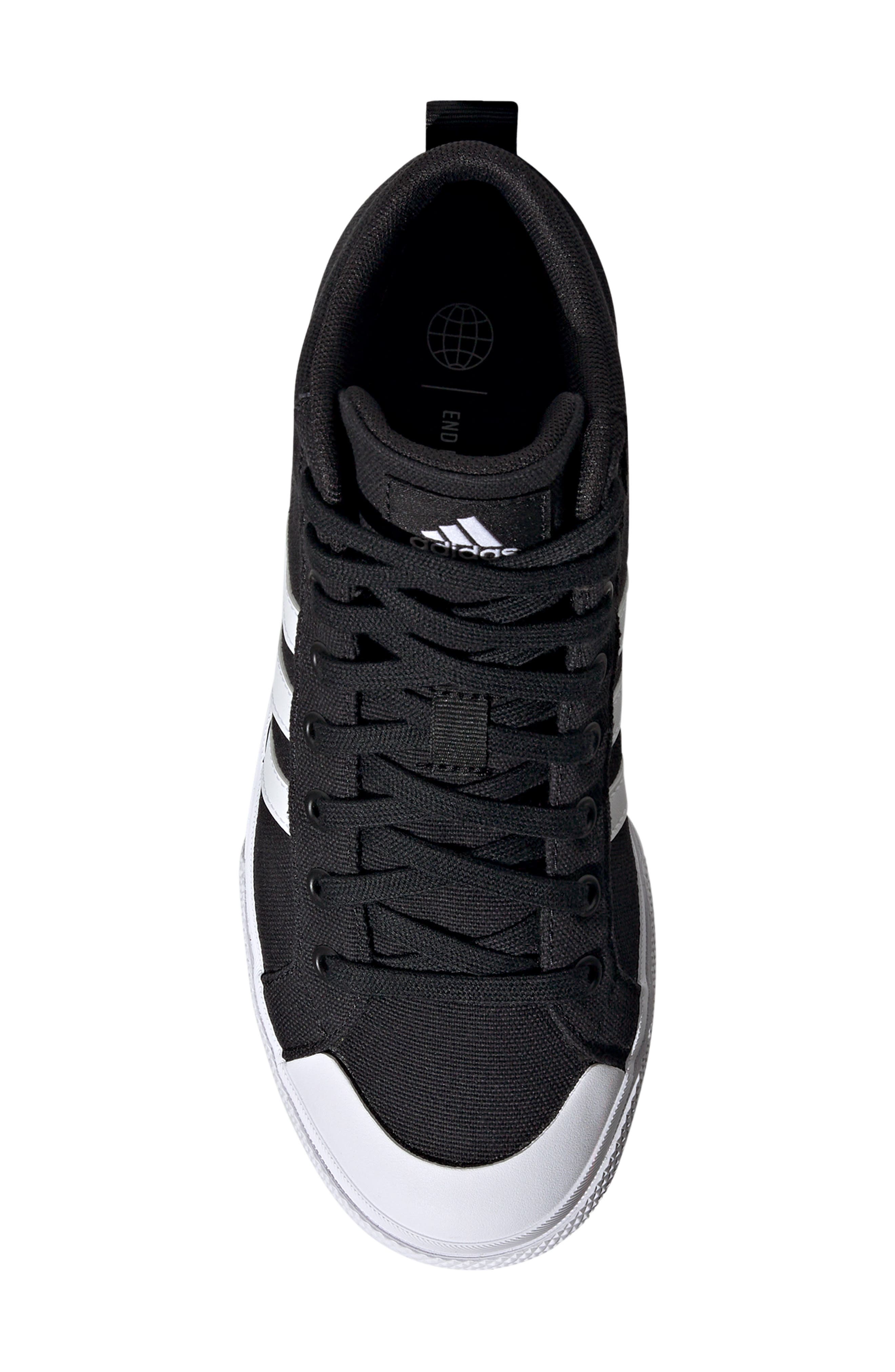 adidas Bravado 2.0 Platform Mid Skate Sneaker, Alternate, color, Black/ White/ Black