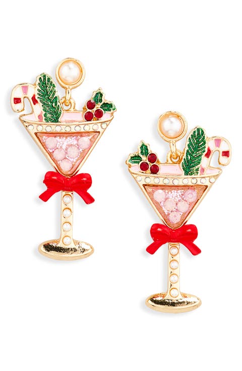 Peppermint Martini Earrings