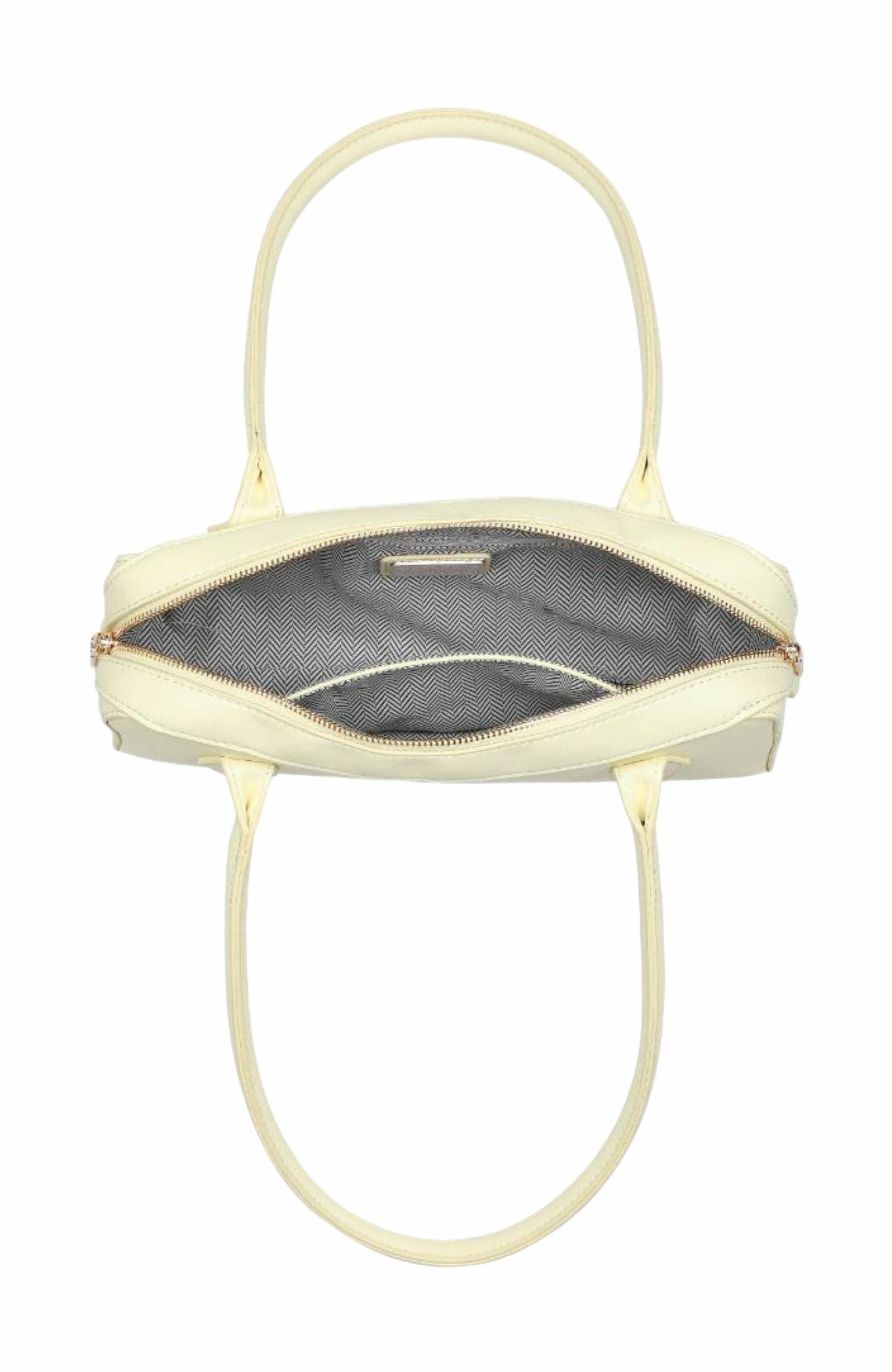 MODA LUXE Betty Vegan Leather Shoulder Bag for Women in Butter Yellow, Alternate, color, Butter