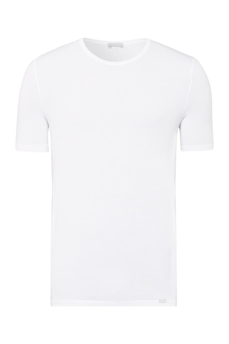 Natural Function TENCEL™ and Cotton Fitted Crew Neck T-Shirt, Main, color, White