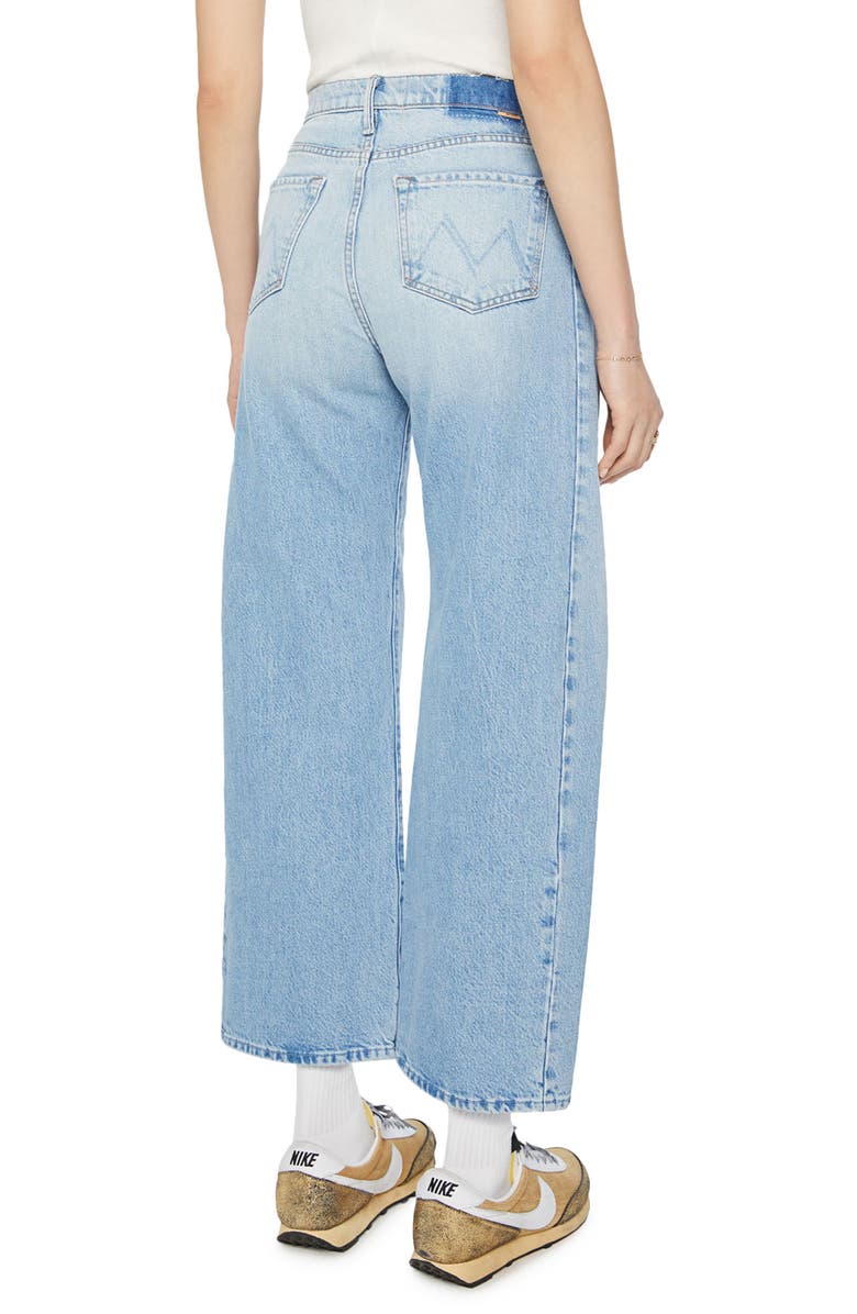 MOTHER The Half Pipe Sneak High Waist Wide Leg Jeans, Alternate, color, This Is How I Roll