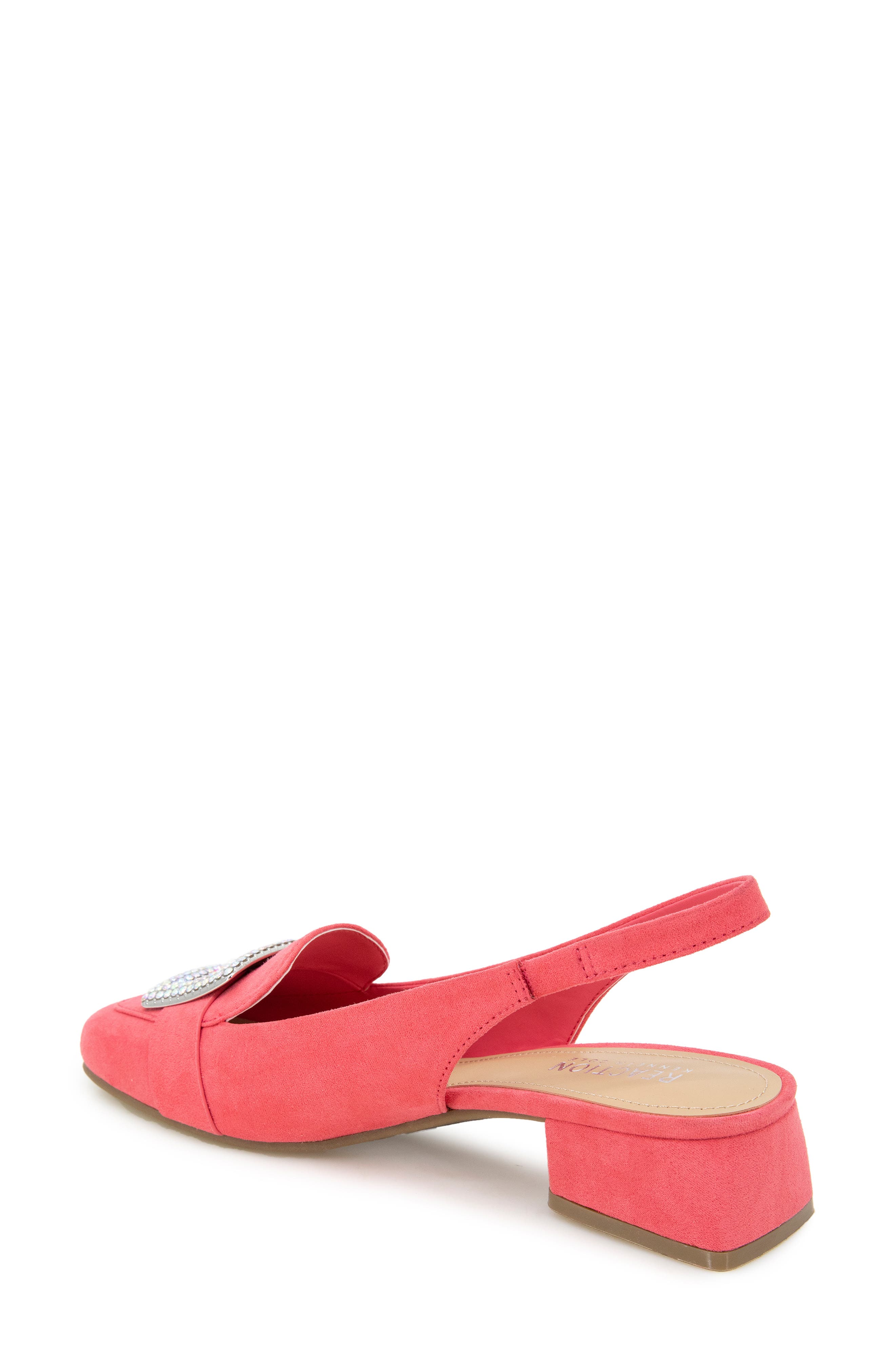 Reaction Kenneth Cole Lewis Slingback Pump, Alternate, color, Geranium Micro