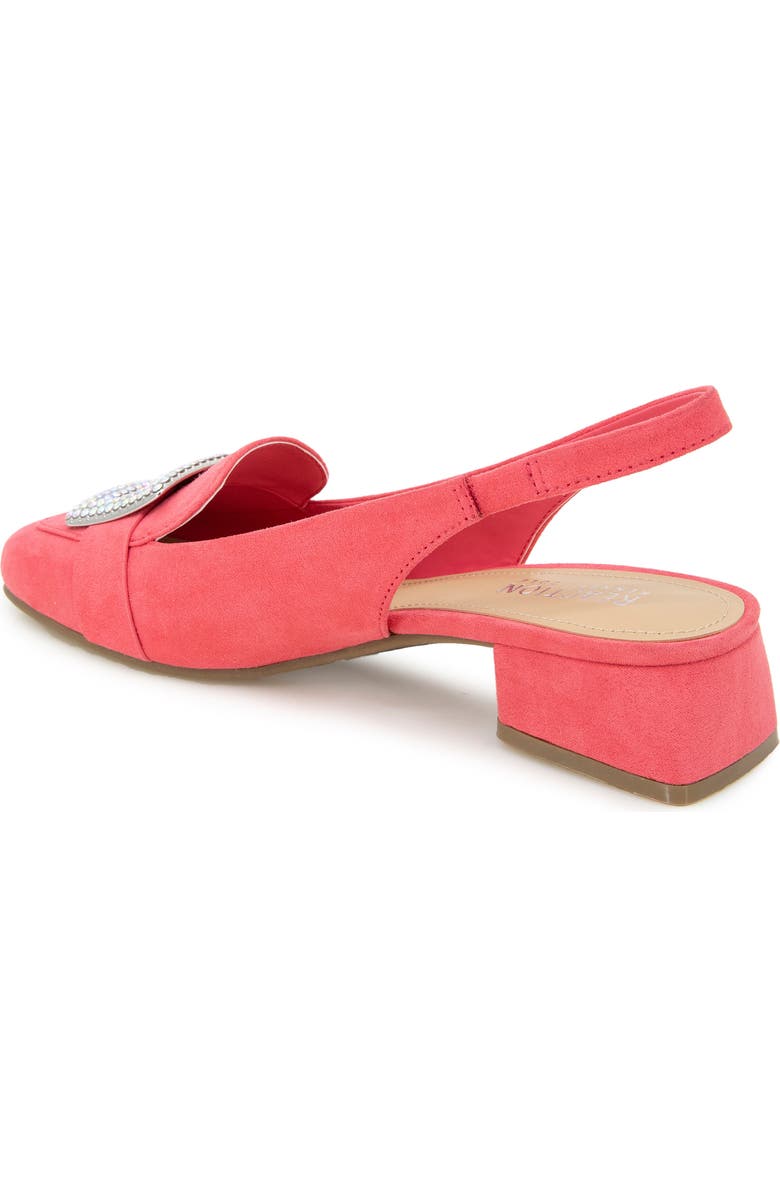 Reaction Kenneth Cole Lewis Slingback Pump, Alternate, color, Geranium Micro