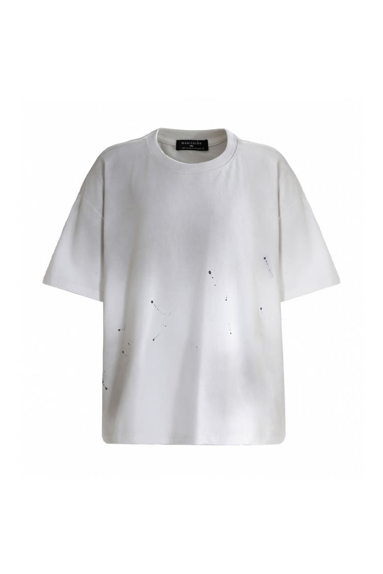 Oversized Splatter T-Shirt, Main, color, White