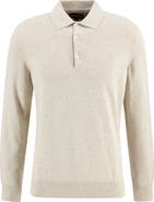 Barbour Long Sleeve Cotton Polo