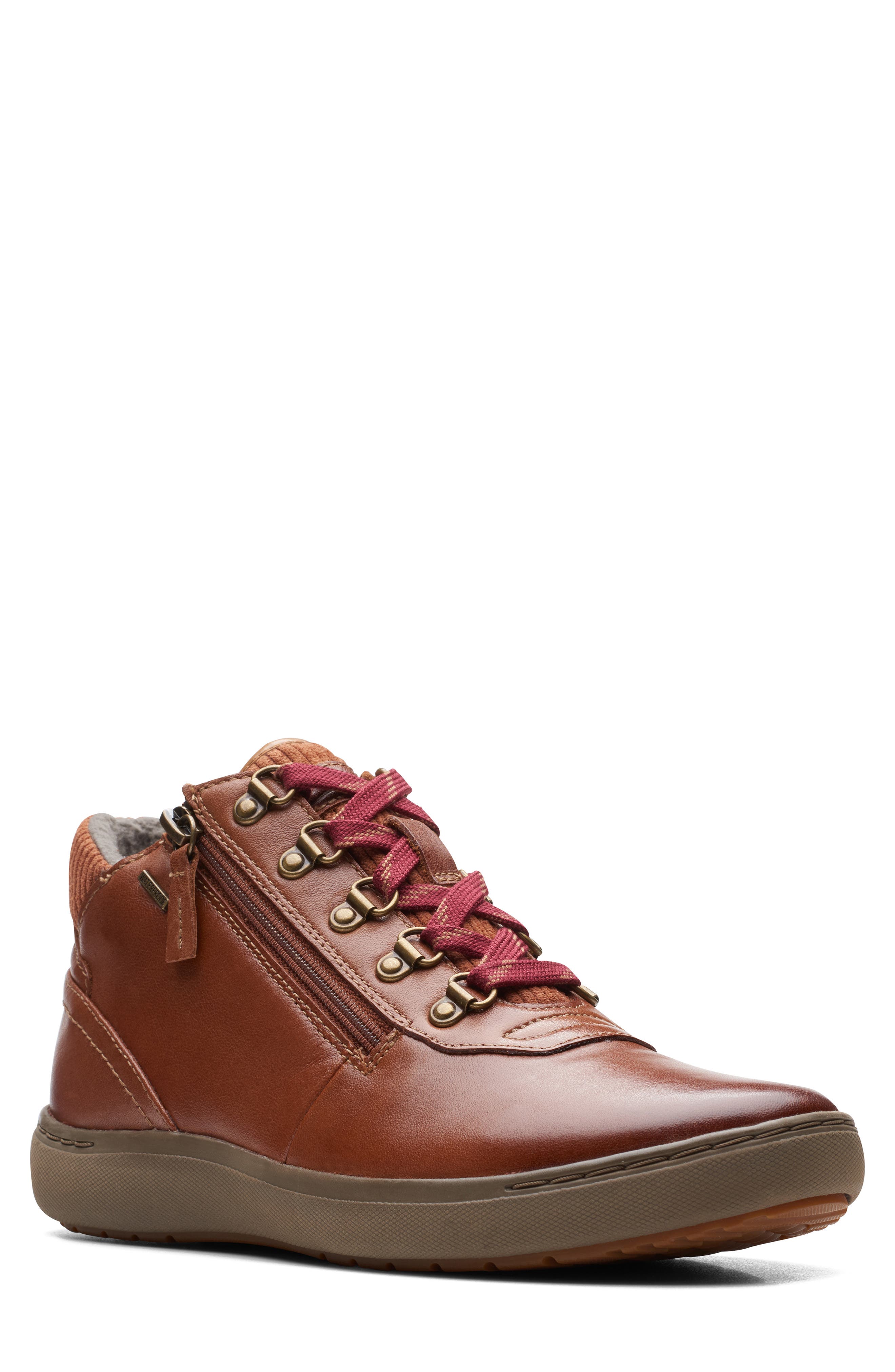 Clarks<sup>®</sup> Nalle Mid Waterproof Boot, Main, color, 