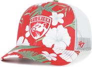 '47 Men's '47 Red/White Florida Panthers Beach Side Adjustable Trucker Hat