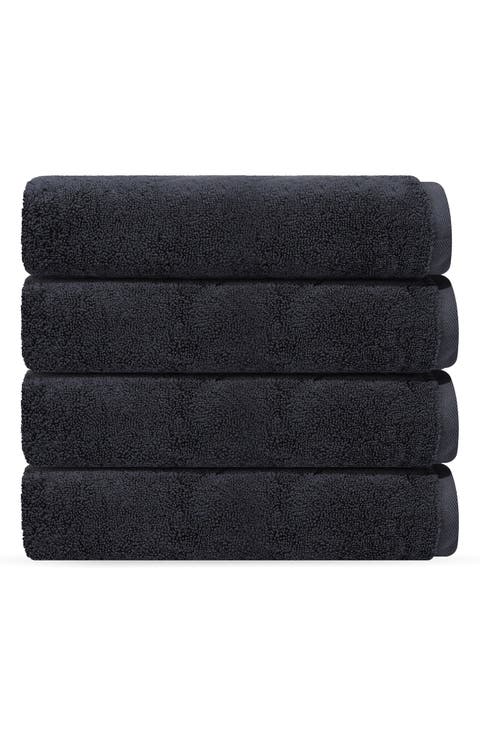 Puresoft 4-Piece Turkish Cotton Hand Towels