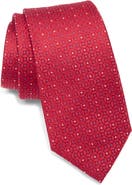 Duchamp Neat Geometric Silk Tie