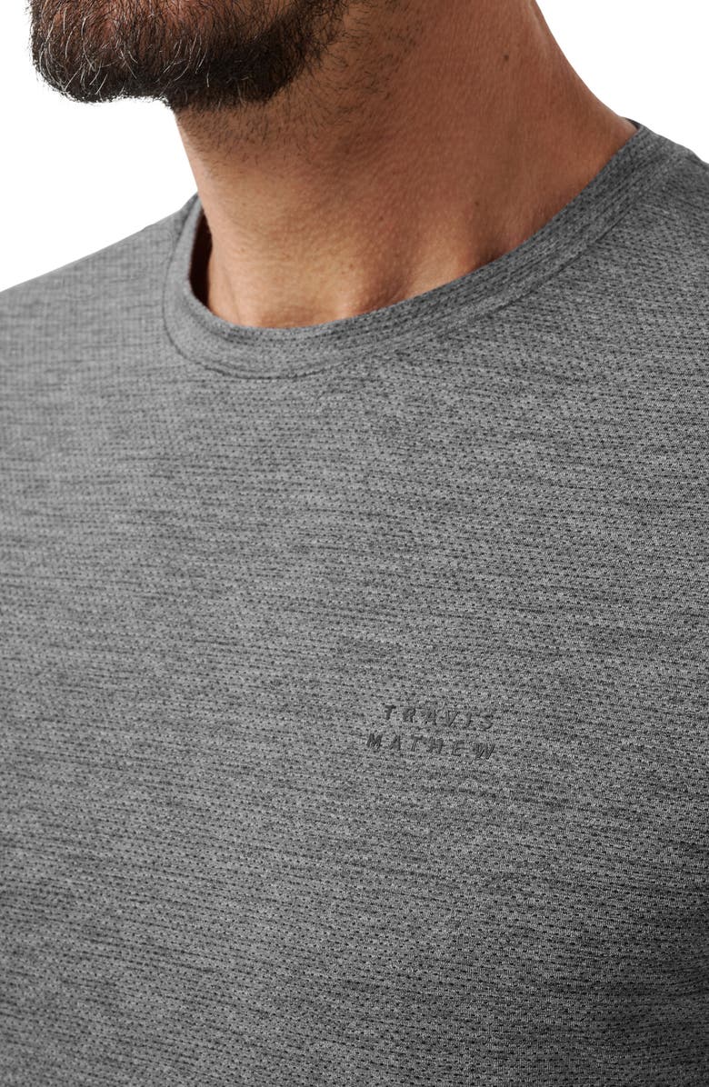 TravisMathew Heater Pro T-Shirt, Alternate, color, Heather Grey