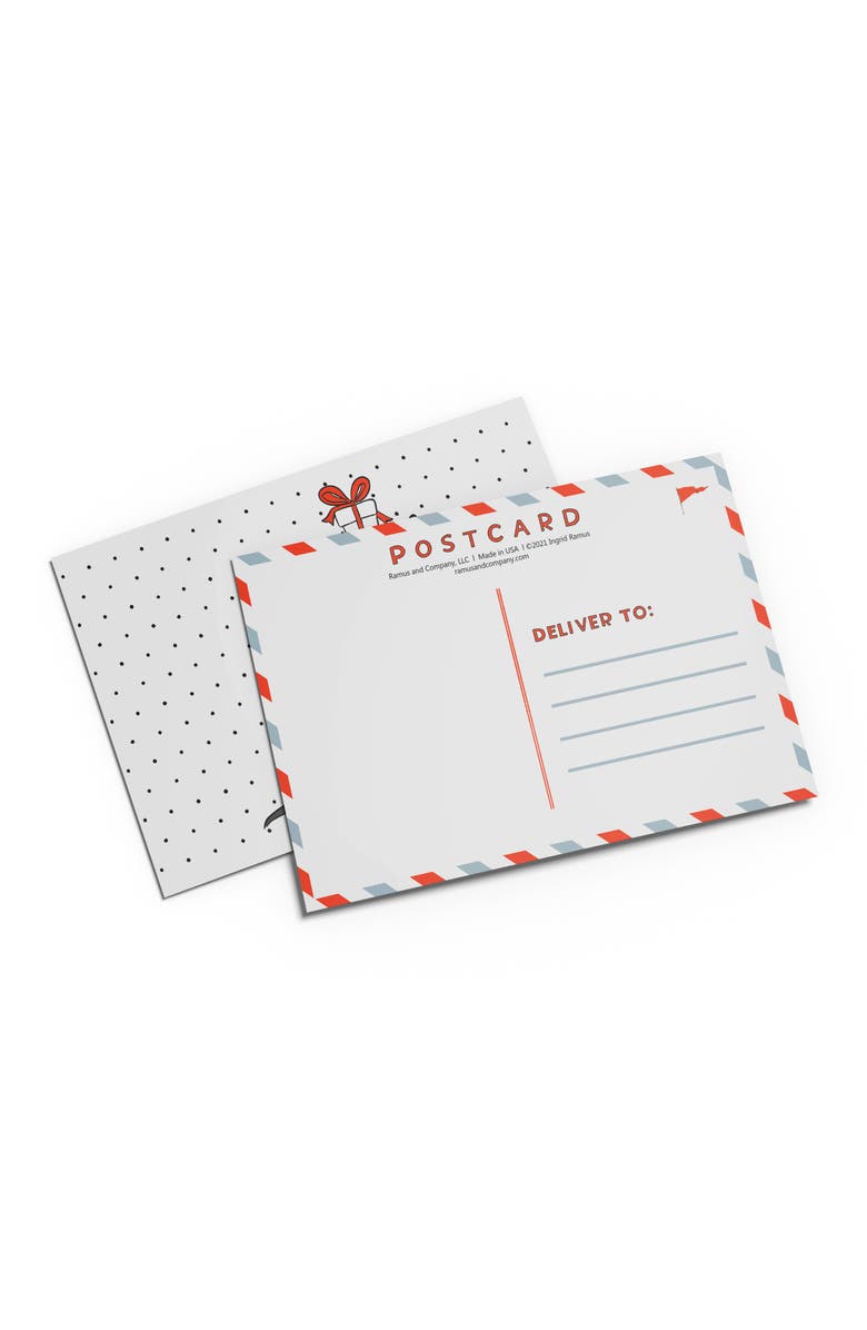 Ramus & Co Gift/Birthday Postcard 20-Pack "Black Lab Present", Alternate, color, Multi-Pack