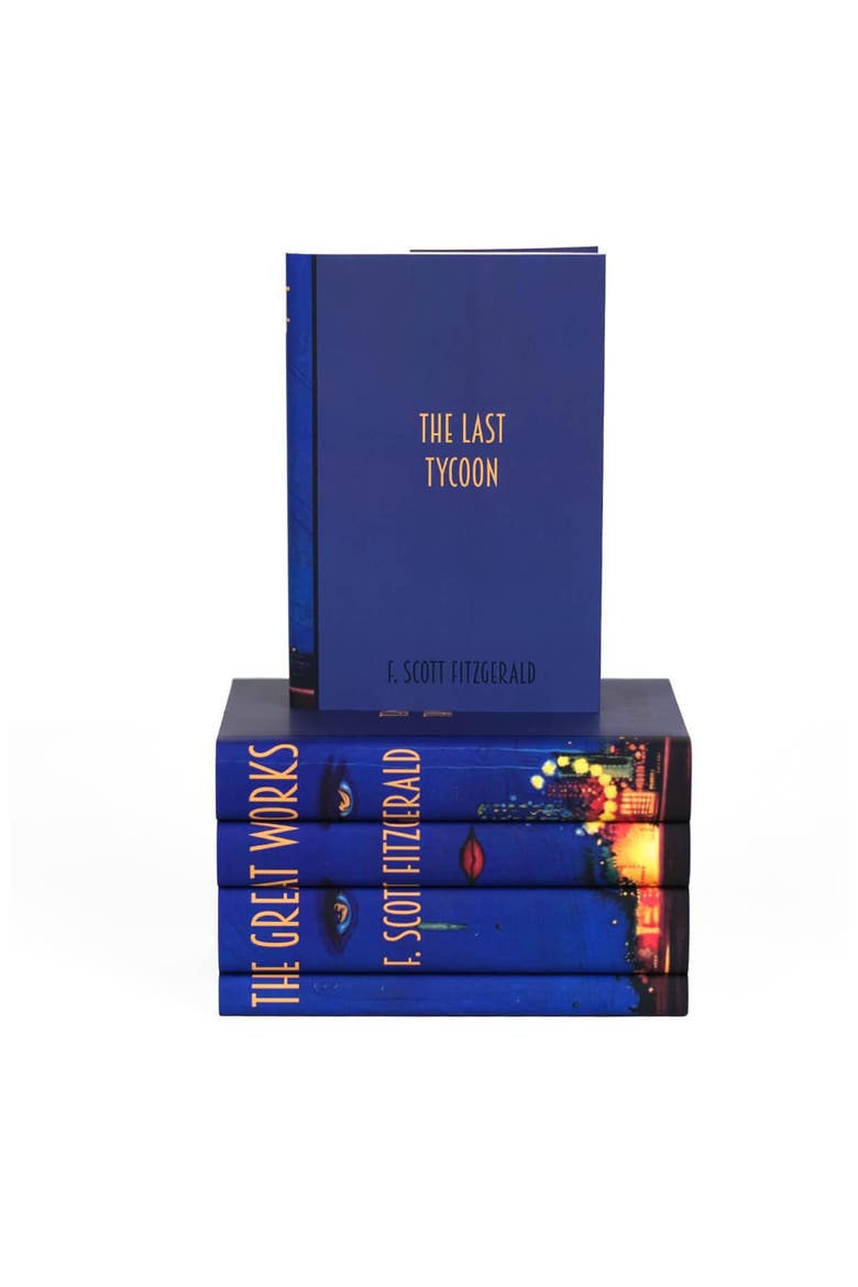 F. Scott Fitzgerald The Great Gatsby Cover Book Set, Alternate, color, Blue