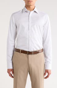 Jack Victor Plaid Cotton Dress Shirt