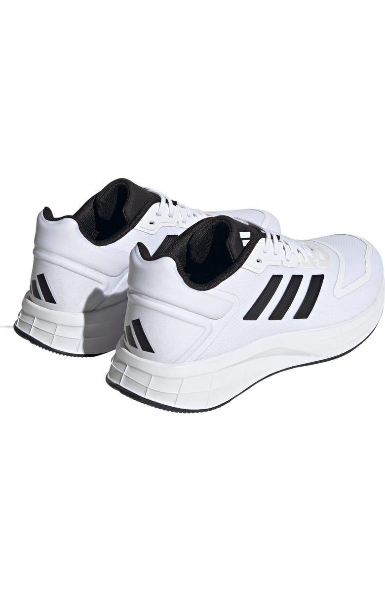 adidas Duramo 10 Sneaker, Alternate, color, White/ Black/ White