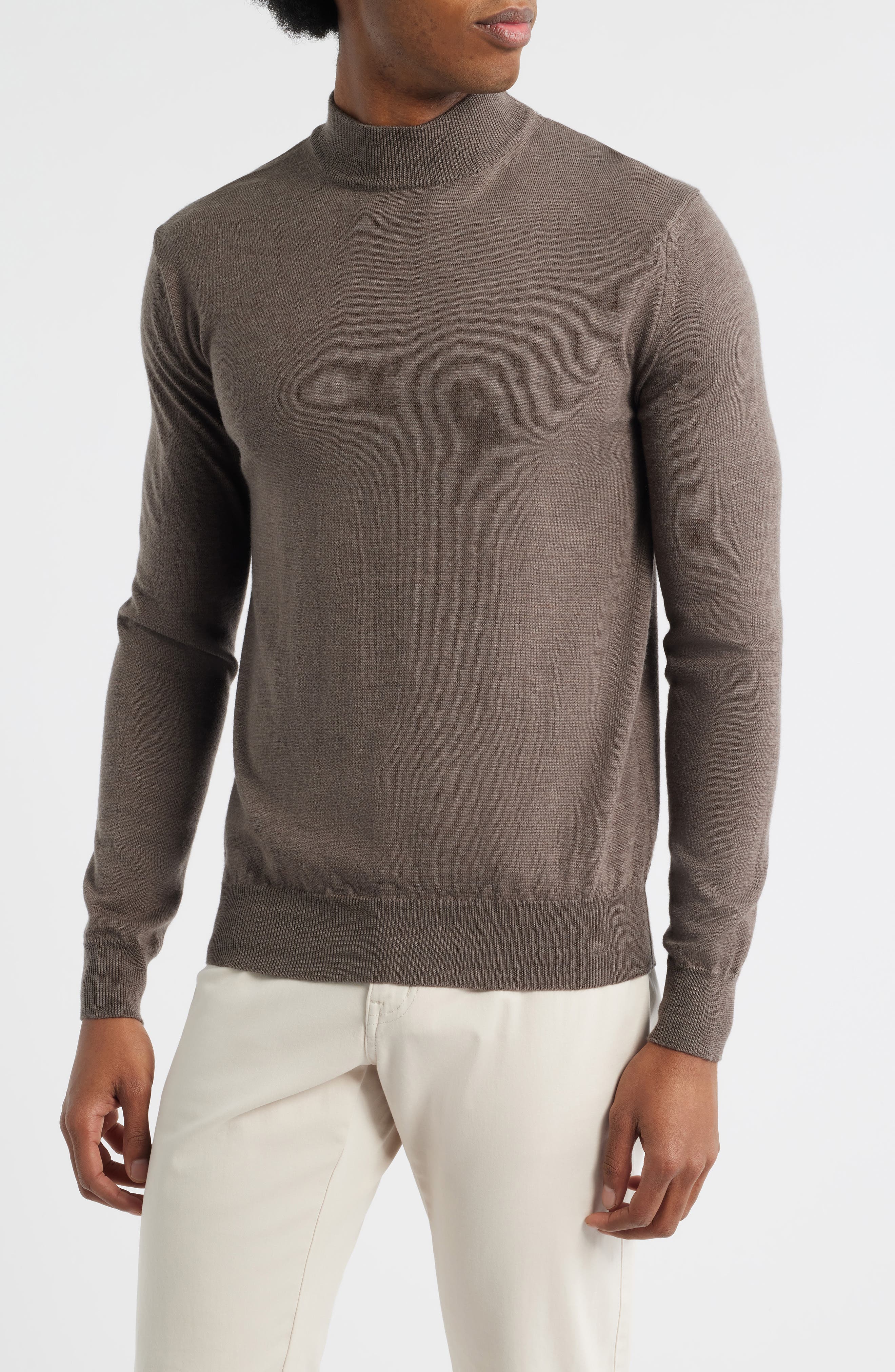 Aurélien Cashwool® Mock Neck Sweater