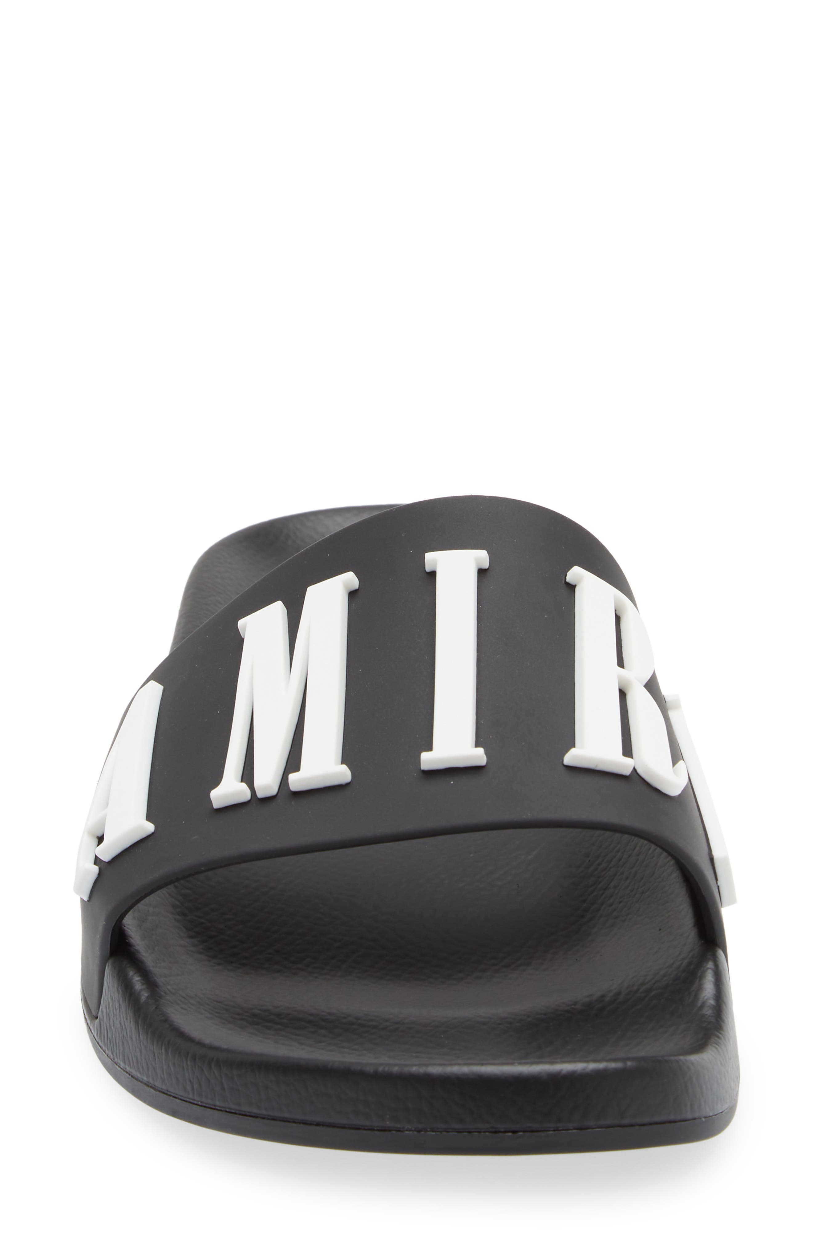 AMIRI Logo Pool Slide Sandal, Alternate, color, 