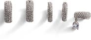 BaubleBar Anya Pav Set of 5 Huggie Hoop Earrings & Ear Cuff
