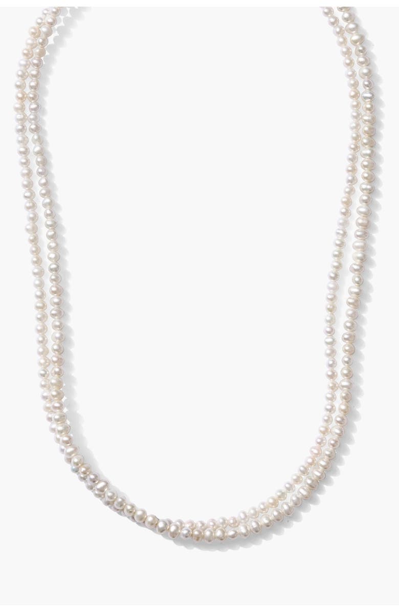 Joey Baby Freshwater Pearl Layered Statement Necklace, Alternate, color, Metallic Gold