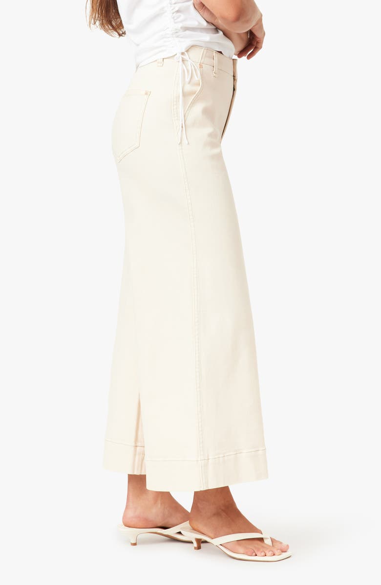 Habitual Addie Gaucho Wide Leg Denim Pants, Alternate, color, Ecru