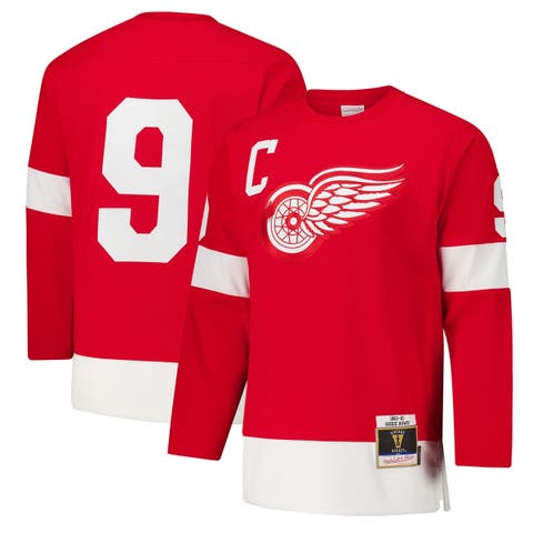 Men's Gordie Howe Red Detroit Red Wings 1960-61 Power Play Jersey