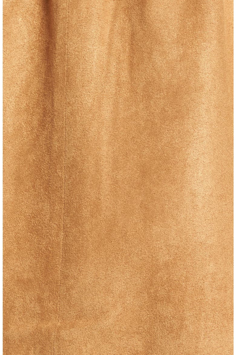 Faux Suede Utility Jacket, Alternate, color, CAMEL