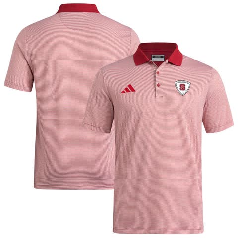 Men's adidas Red NC State Wolfpack Ultimate 365 Polo