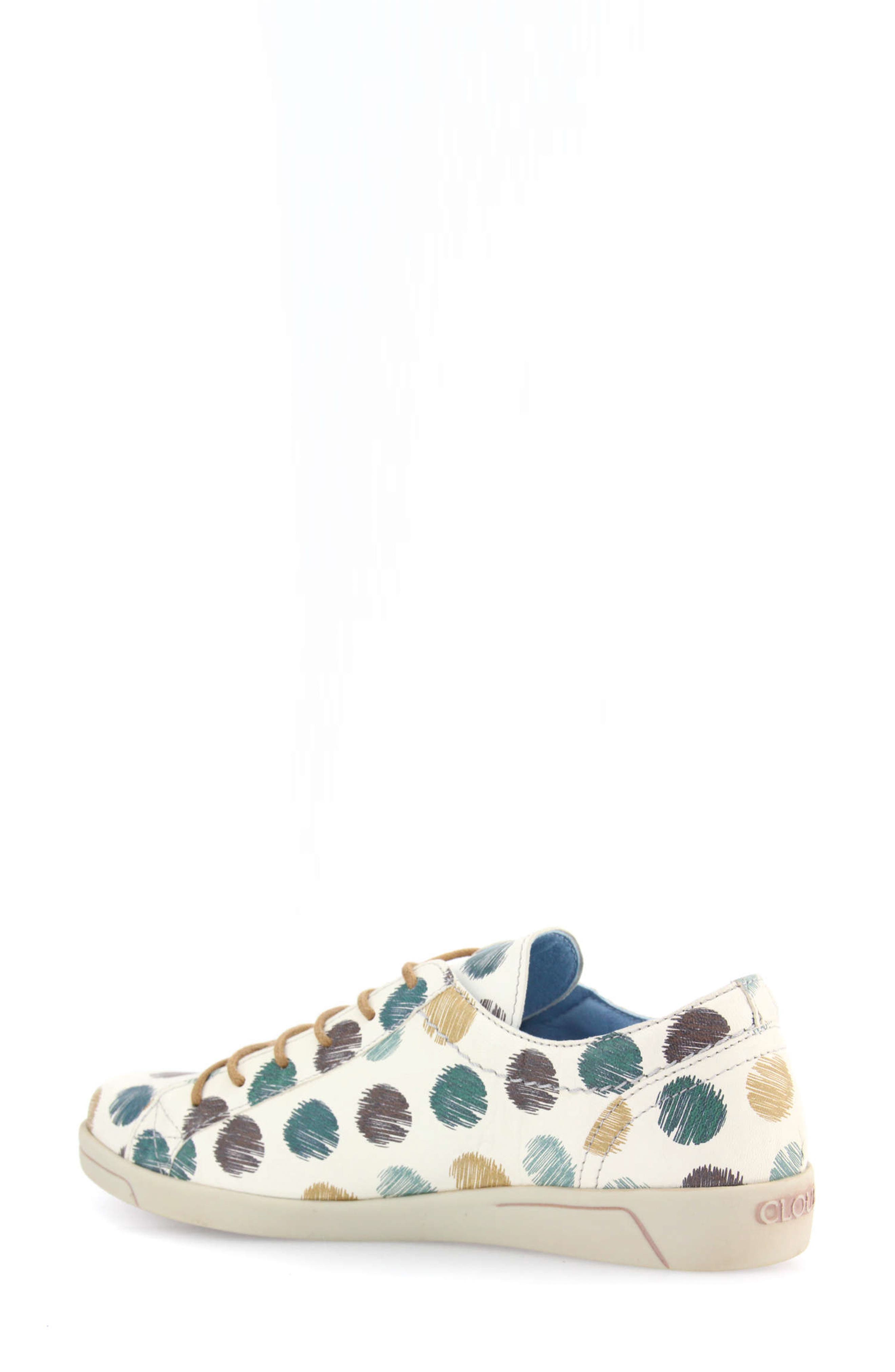 Aika Print Sneaker, Alternate, color, CIRCLES MULTICOLOR LEATHER