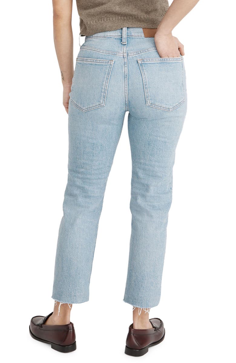 Madewell The Perfect High Waist Tapered Jeans, Alternate, color, 