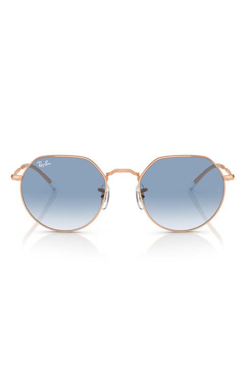 Jack 53mm Round Sunglasses