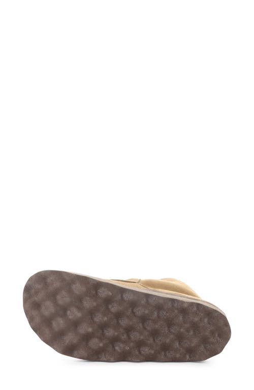 Fly London Cuff Faux Shearling Bootie In Brown